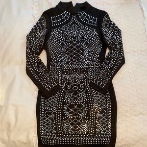 Fitted Black Dress NWT